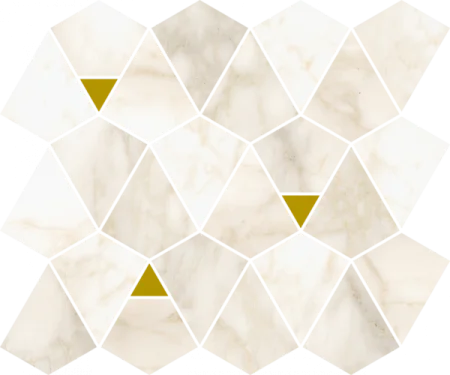 Керамогранит Italon Этернум Каррара Мозаика Вертекс 25.8х30 (Натуральная) в Набережных Челнах