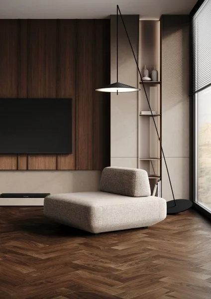 Паркетная доска Quartz Parquet Штучный паркет Орех Американский 44-400-29 в Набережных Челнах