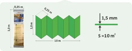 Подложка Солид 1,5мм для LVT ANTI SLIP (10м2) в Набережных Челнах
