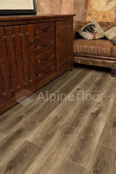 Кварц-виниловая плитка Alpine Floor Premium XL Дуб Коричневый ЕСО 7-9, 8 мм. 43 класс в Набережных Челнах