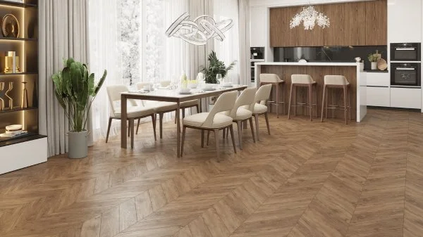 Кварц-виниловая плитка Alpine Floor Chevron Гевуина ECO 20-10 (2,5 мм. 43 класс) в Набережных Челнах