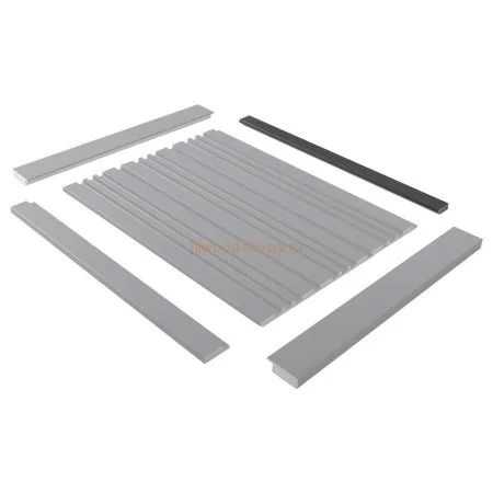 Финишный молдинг LF124B GR3 левый декорированный (31х12х2700мм) в Набережных Челнах