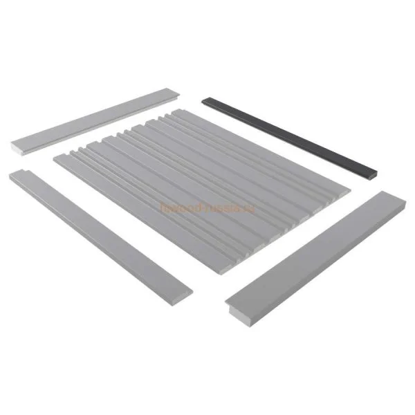 Финишный молдинг LF124B GR3 левый декорированный (31х12х2700мм) в Набережных Челнах