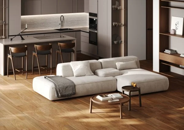 Паркетная доска Quartz Parquet Классик 5 мм Дуссия Африканская 550-63 в Набережных Челнах