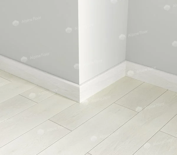 Кварцевый плинтус Alpine Floor Parquet Light 13-0 Белый в Набережных Челнах