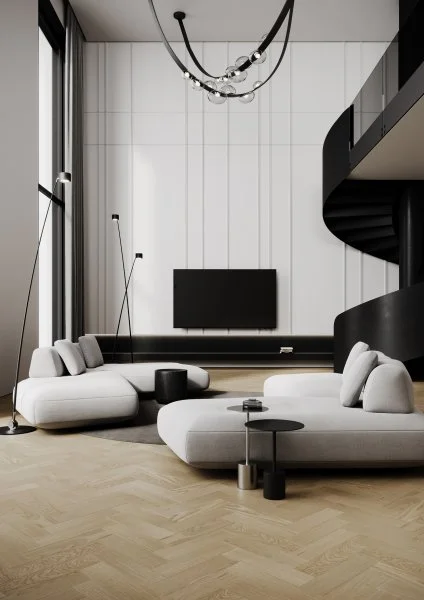 Паркетная доска Quartz Parquet Штучный паркет Дуб Бисквитный 44-1258-07 в Набережных Челнах