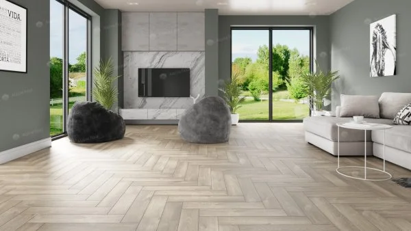 Кварц-виниловая плитка Alpine Floor Parquet Дуб Натуральный Отбеленный ЕСО 16-5 2.5 мм. 43 класс в Набережных Челнах