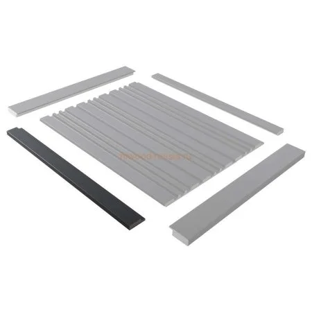 Финишный молдинг LF124A GR3 правый декорированный (42х12х2700мм) в Набережных Челнах