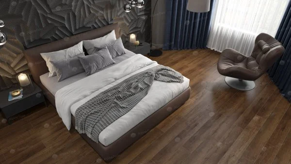 Кварц-виниловая плитка Alpine Floor Premium XL Дуб Шоколадный ЕСО 7-18, 8 мм. 43 класс в Набережных Челнах