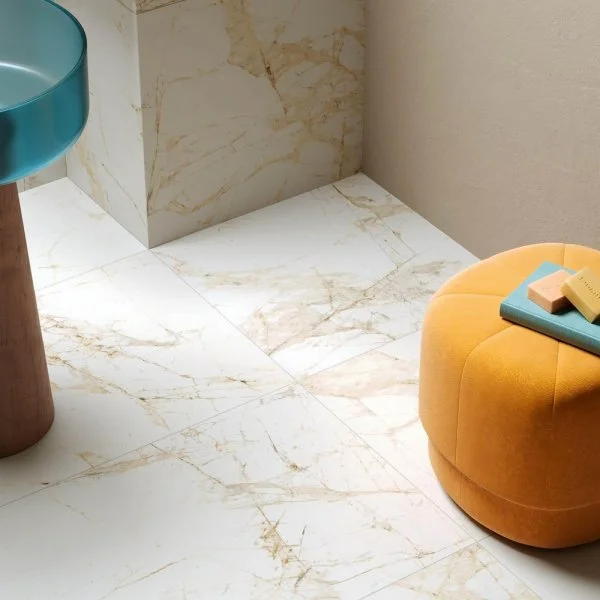 Керамогранит Coliseum Канова Уайт 60х120 (Натуральный и Реттифицированный) в Набережных Челнах