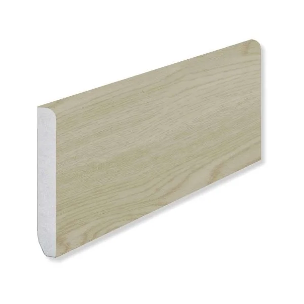 Кварцевый плинтус Fargo 18001-35 Ясень Белый 80х11х2200 мм в Набережных Челнах