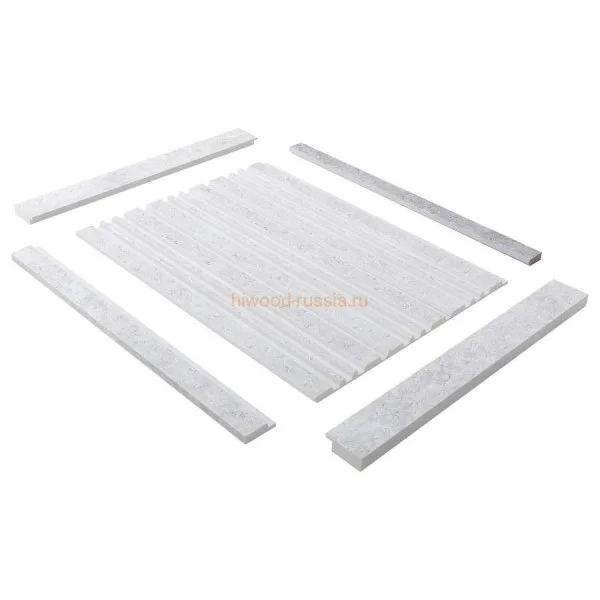 Финишный молдинг LF124B W50 левый декорированный (31х12х2700мм) в Набережных Челнах