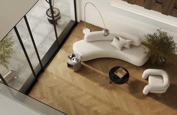 Паркетная доска Quartz Parquet Английская Ёлка Дуб Рустикальный 33-410 в Набережных Челнах