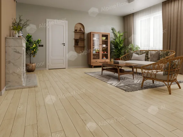 Каменно-полимерная плитка Alpine Floor Grand Sequoia Village Камфора ECO 11-507 4мм, 43 класс в Набережных Челнах