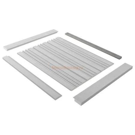 Финишный молдинг LF124B S339S левый декорированный (31х12х2700мм) в Набережных Челнах