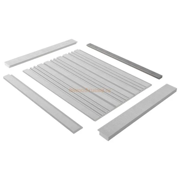 Финишный молдинг LF124B S339S левый декорированный (31х12х2700мм) в Набережных Челнах