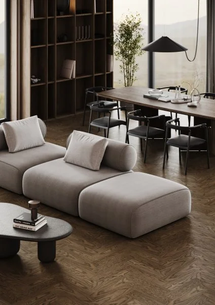 Паркетная доска Quartz Parquet Штучный паркет Дуб Брауни 44-413 в Набережных Челнах