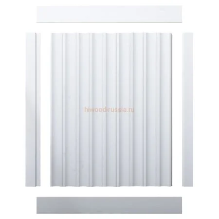 Финишный молдинг LF124B NP левый белый (31х12х2700мм) в Набережных Челнах