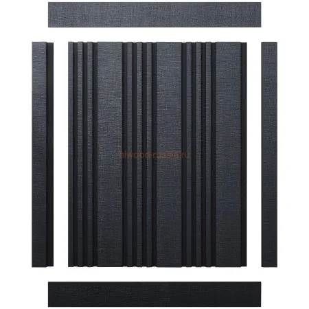 Финишный молдинг LF124B BK114K левый декорированный (31х12х2700мм) в Набережных Челнах