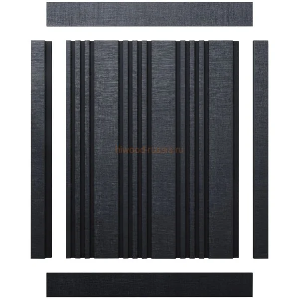 Финишный молдинг LF124B BK114K левый декорированный (31х12х2700мм) в Набережных Челнах