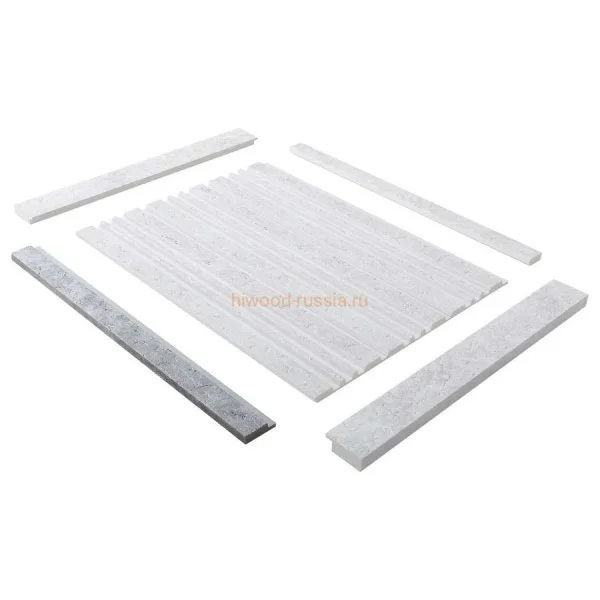 Финишный молдинг LF124A W50 правый декорированный (42х12х2700мм) в Набережных Челнах