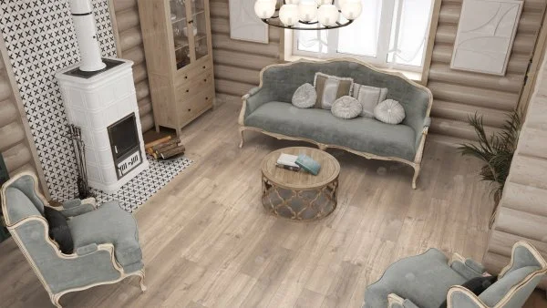 Каменно-полимерная плитка Alpine Floor Real Wood Дуб Натуральный ECO 2-5, 6 мм 43 класс в Набережных Челнах