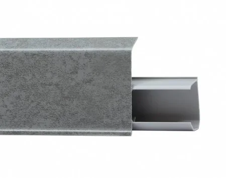 Пластиковый плинтус Royce №551 Грей (55х23х2200мм) в Набережных Челнах