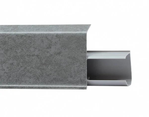 Пластиковый плинтус Royce №551 Грей (55х23х2200мм) в Набережных Челнах