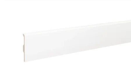 Плинтус дюрополимерный Bonkeel 01 Белый (80х14х2000 мм) в Набережных Челнах