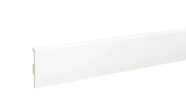 Плинтус дюрополимерный Bonkeel 01 Белый (80х14х2000 мм) в Набережных Челнах