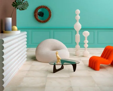 Керамогранит Coliseum Ривьера Уайт 60х60 (Натуральный и Реттифицированный) в Набережных Челнах