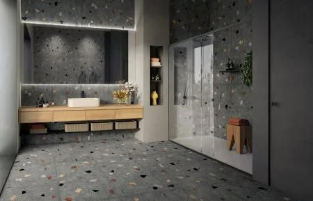 Керамогранит Coliseum Палладио Блэк 60х120 (Натуральный и Реттифицированный) в Набережных Челнах