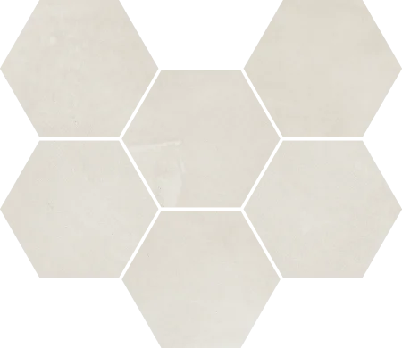Керамогранит Italon Континуум Полар Мозаика Гексагон (Натуральная 25х29) в Набережных Челнах