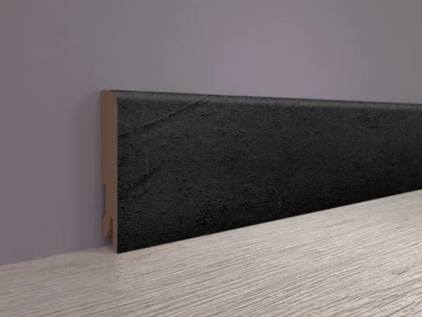 Плинтус MDF Bonkeel 24034 Чёрный Лофт (80х16х2400 мм) в Набережных Челнах