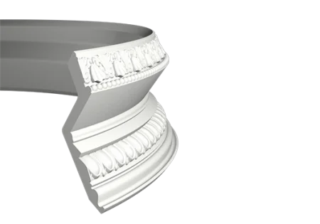 Карниз Европласт 1.50.137 гибкий 2,0 м в Набережных Челнах