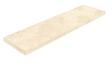 Керамогранит Coliseum Аурелия Уайт Ступень угловая левая (Натуральный, 33х120) в Набережных Челнах