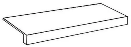 Керамогранит Italon Метрополис Графит Дарк Ступень Фронт 33х120 (Натур) в Набережных Челнах