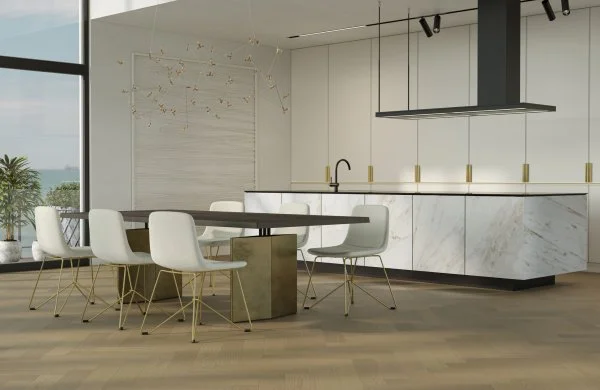 Паркетная доска Quartz Parquet Английская Ёлка Дуб Шампань 33-414 в Набережных Челнах