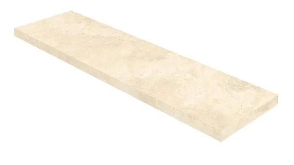 Керамогранит Coliseum Аурелия Уайт Ступень угловая правая (Натуральный, 33х120) в Набережных Челнах