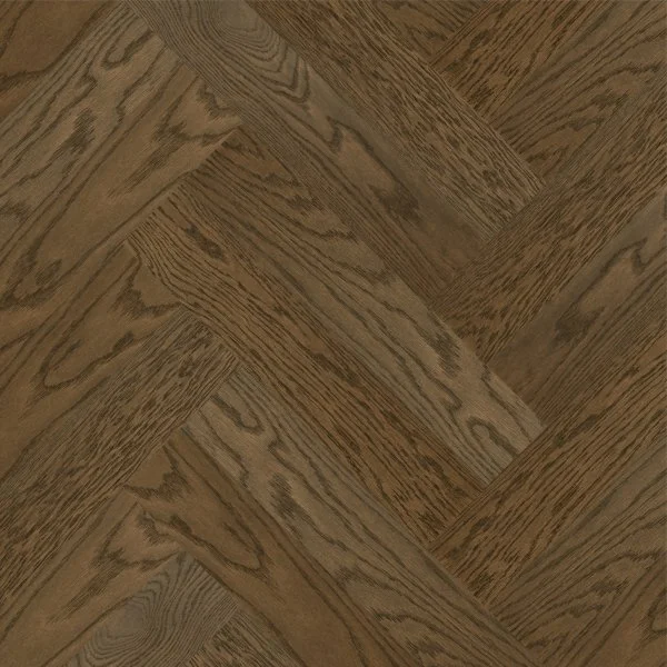 Паркетная доска Quartz Parquet Английская Ёлка Дуб Брауни 33-413 в Набережных Челнах