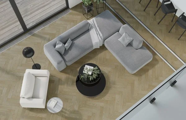 Паркетная доска Quartz Parquet Английская Ёлка Дуб Карельский 33-419 в Набережных Челнах