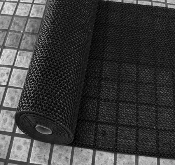 Грязезащитное рулонное покрытие ЗигЗаг Черный 5 мм (0,9 м) Китай в Набережных Челнах