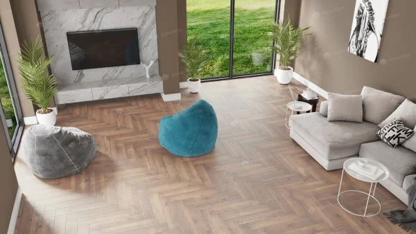 Каменно-полимерная плитка Alpine Floor Parqet Light Дуб Royal ECO 13-2, 4 мм 43 класс в Набережных Челнах