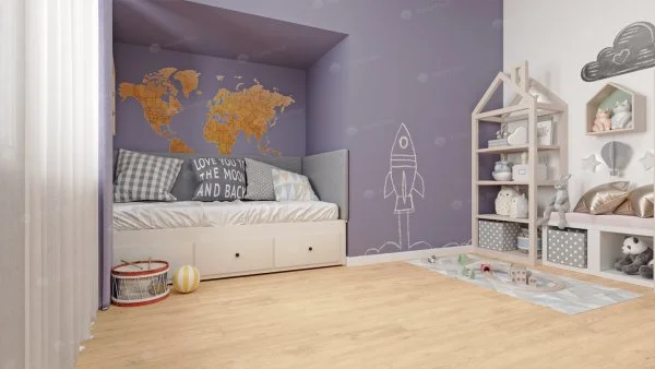 Каменно-полимерная плитка Alpine Floor Classic Дуб Ваниль Селект ECO 106-3, 4мм 43 класс в Набережных Челнах