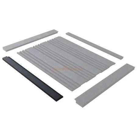 Финишный молдинг LF124A BK114K правый декорированный (42х12х2700мм) в Набережных Челнах