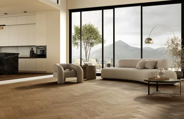 Паркетная доска Quartz Parquet Английская Ёлка Дуб Рустикальный 33-410 в Набережных Челнах