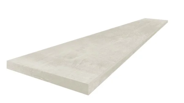 Керамогранит Coliseum Экспо Уайт Ступень угловая левая (Натуральный, 33х60) в Набережных Челнах