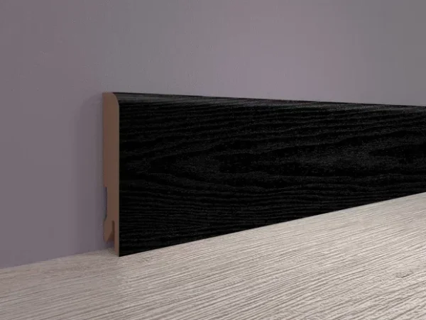 Плинтус MDF Bonkeel 24033 Чёрное Дерево (80х16х2400 мм) в Набережных Челнах
