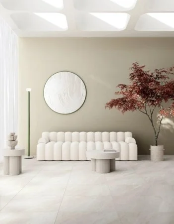 Керамогранит Coliseum Контеа Уайт 60х60 (Натуральный и Реттифицированный) в Набережных Челнах