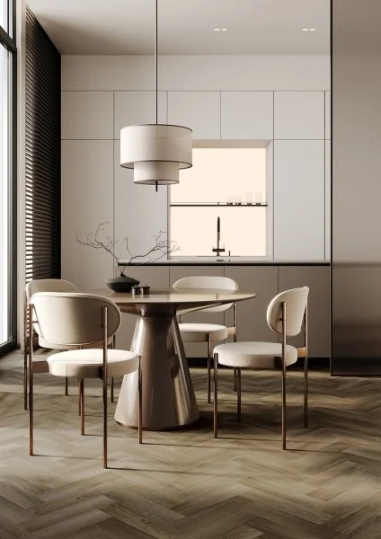 Кварц-виниловая плитка Fargo Herringbone 44-4105-12 Дуб Ванкувер (Градиент) в Набережных Челнах